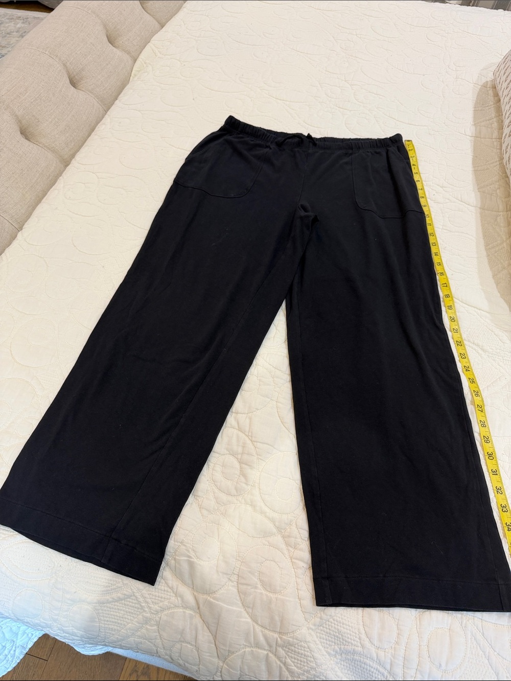Soma Black Wide-Leg women’s lounge pants - Picture 2 of 15